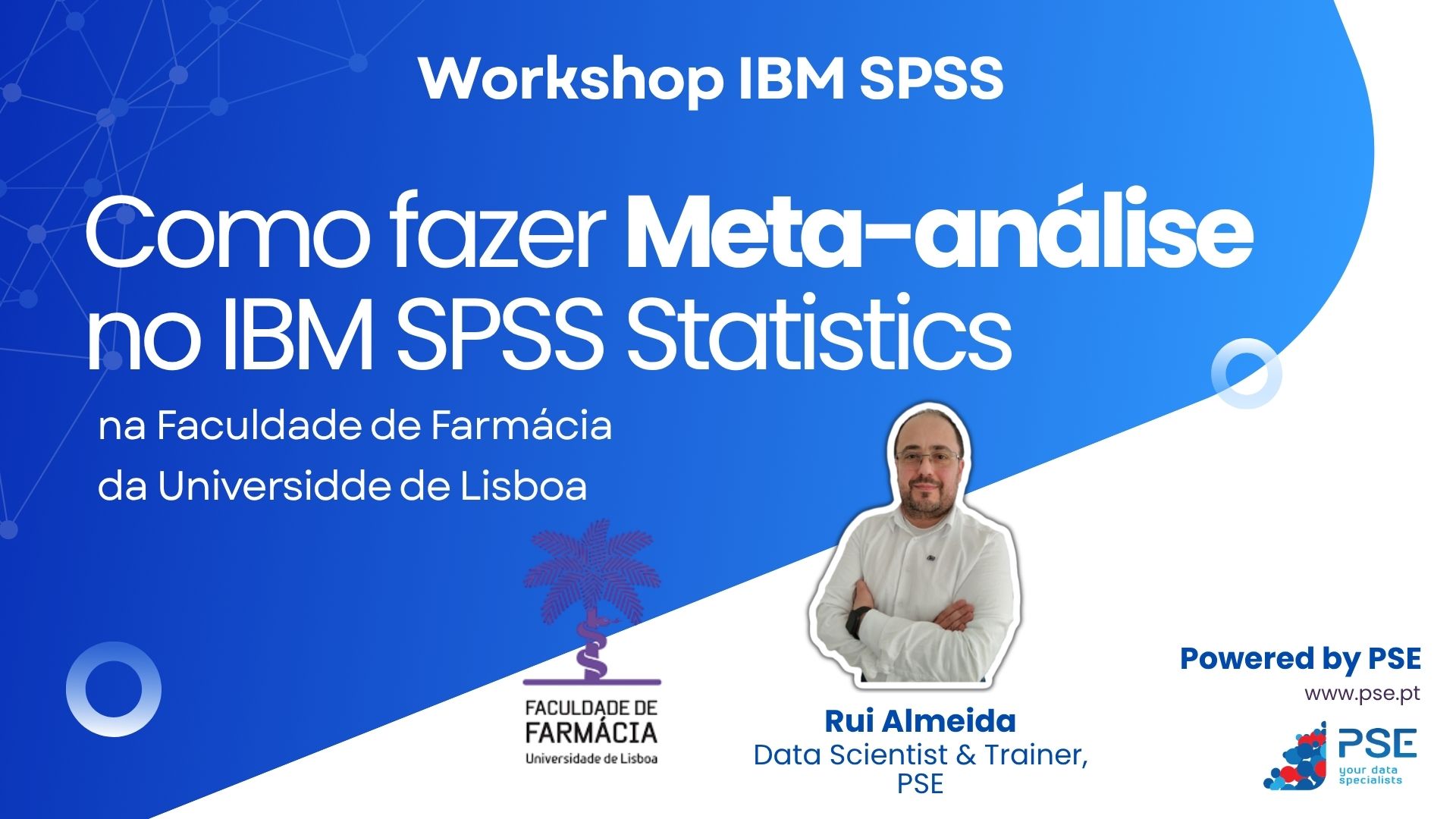 workshop IBM SPSS Faculdade de Farmacia