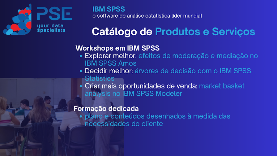 Workshop IBM SPSS catalogo workshops